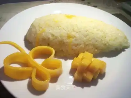 Mango coconut rice