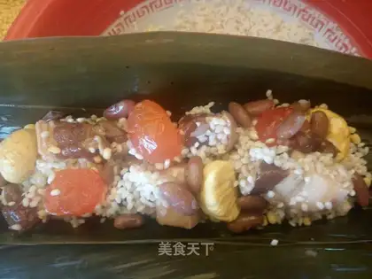 Red-tree palm and salted meat