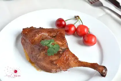Roasted tea and duck legs