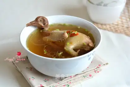 Fresh pigeon soup