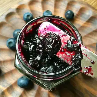 Homemade blueberry jam