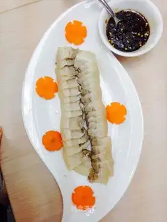 Tin paper and meat