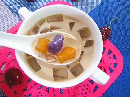 Milk, white and cold