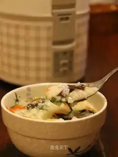 Vegetable congee