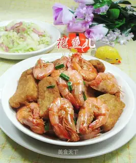 Shrimp roasting a sour chicken