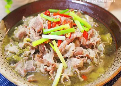 Sour soup, fat cow