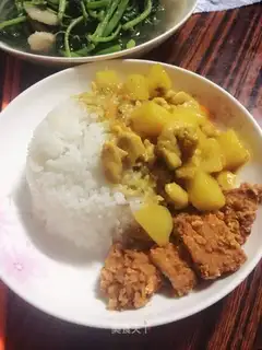 Curry chicken