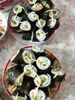 Homemade sushi