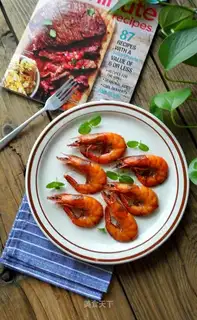 Black pepper roasted shrimp