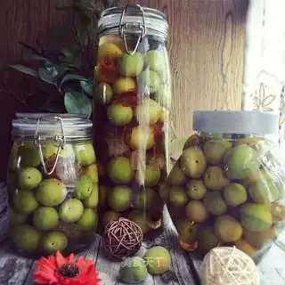 Blue plum wine and plum lubricant