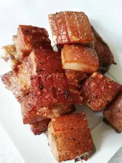 Air-fried meat