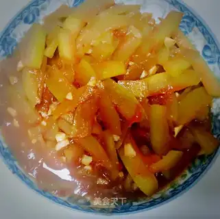 Tomato fried watermelon