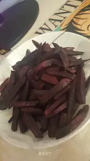 Honey violet fries