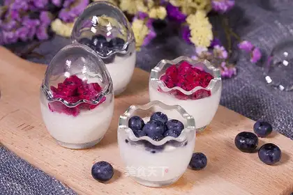 Fresh milk pudding