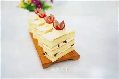 Red bean butter cake