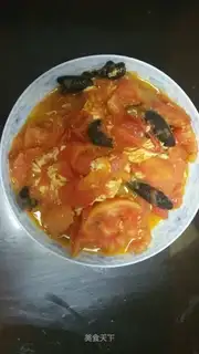 Tomato fried eggs