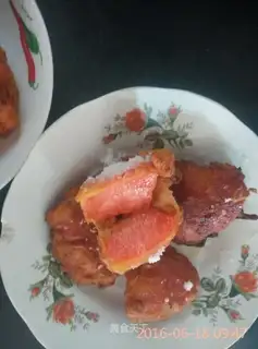 Fried watermelon