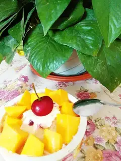 Cracked milk ice