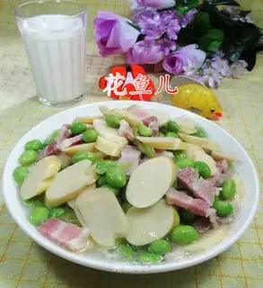 ♪ Salted potatoes boiled whips ♪