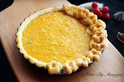 Coconut pumpkin pie