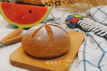 Red sugar soy bread