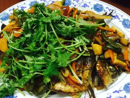 Super-fast roasted fish