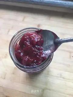 Homemade cherry sauce