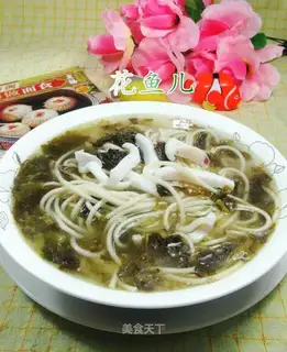 Squid noodles