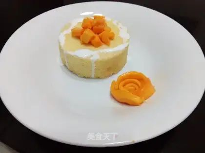 Four inches of chili cake