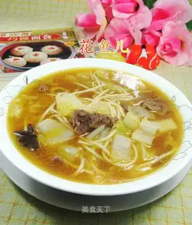Beef cabbage noodles