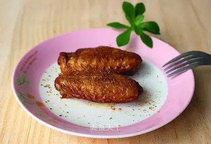 Roasted chicken wings