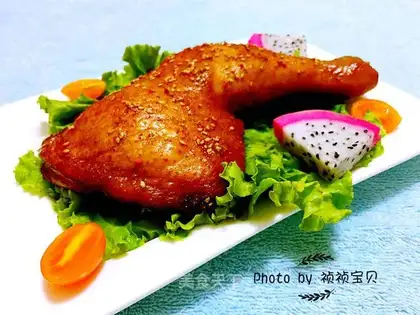 Roasted chicken legs