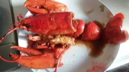 Creamed lobster