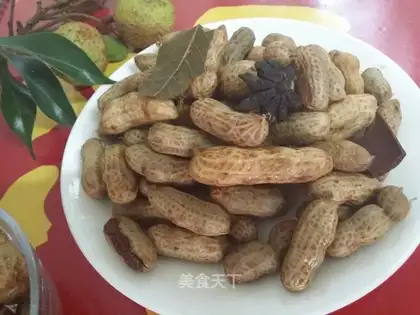 Five peanuts