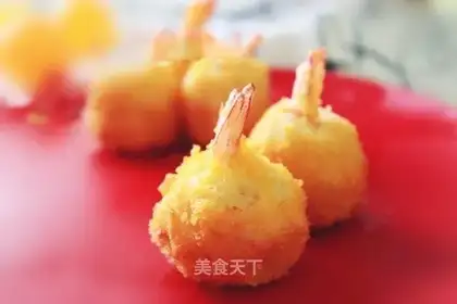 Potato shrimp balls