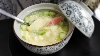 Crab claws steam eggs