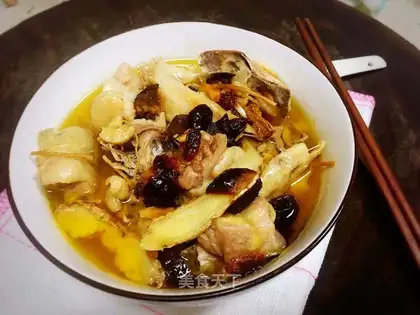 It's a steamed chicken