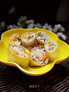 Rice balls with bean skin