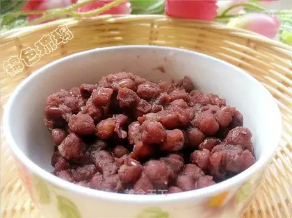 Homemade honey red beans