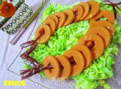 cabbage with double pepper