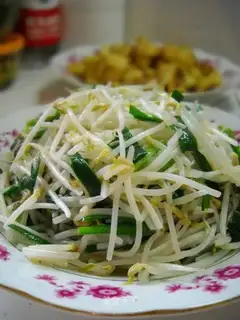 stir-fried green bean sprouts
