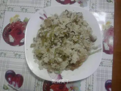 Stewed Chinese cabbage rice
