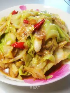 cabbage with chili sauce