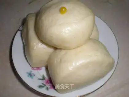 Corn residue steamed buns