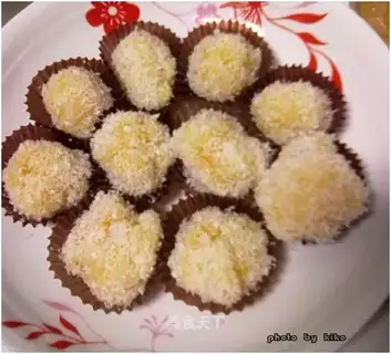 Mango glutinous rice paste