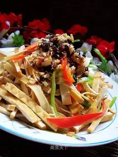 Cold dried bean curd