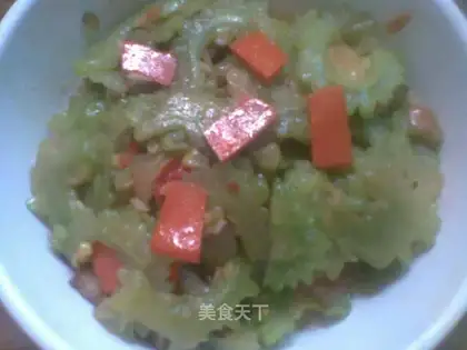 stir-fried bitter gourd