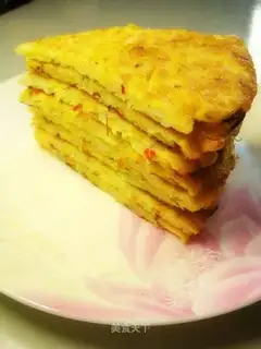 Cabbage egg cake