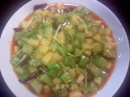 Stewed double diced