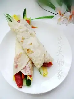 Sausage egg burrito